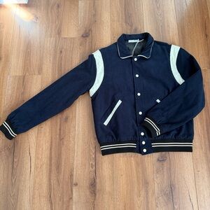 MNML Teddy Jacket - Navy Blue